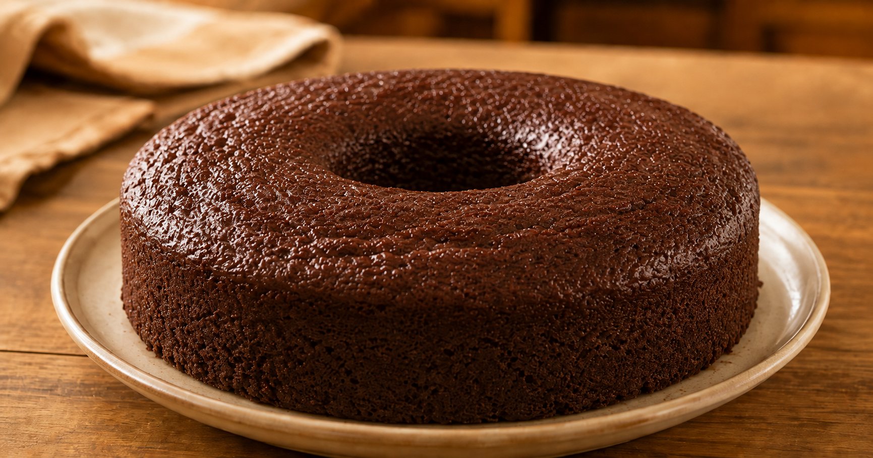 Bolo de chocolate caseiro